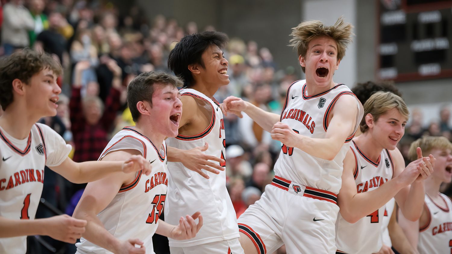 1 Lincoln vs Cleveland boys basketball 6A Oregon second round March 4 2023 Ken Waz 61